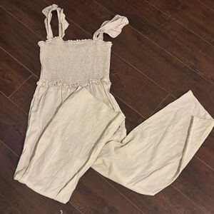 Cream Women's Jumpsuit